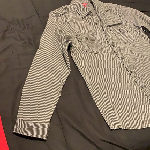 Mens Montage button up long sleeve - Picture 5 of 10